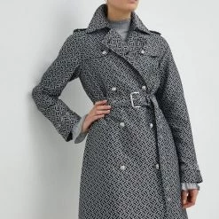 Γυναικεία Παλτά Καμπαρντίνα MICHAEL Michael Kors X First Mile μαύρο