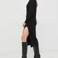 Γυναικεία Φορέματα Φόρεμα με μείγμα κασμίρι MICHAEL Michael Kors μαύρο,