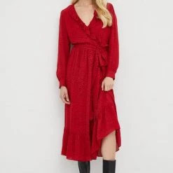 Γυναικεία Φορέματα Μεταξωτό φόρεμα MICHAEL Michael Kors κόκκινο,