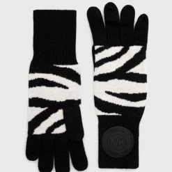 Γυναικεία Γάντια από μείγμα μαλλιού MICHAEL Michael Kors μαύρο