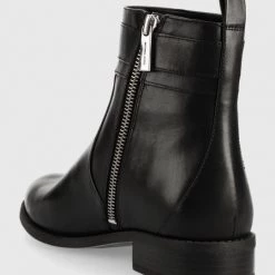 Γυναικεία Μποτάκια Δερμάτινες μπότες MICHAEL Michael Kors Padma χρώμα: μαύρο -Michael Kors Εκπτώσεις unnamed file 1687