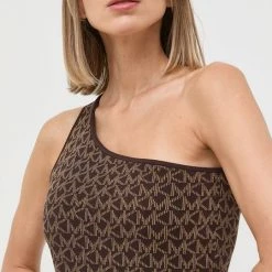 Γυναικεία Φορέματα Φόρεμα MICHAEL Michael Kors καφέ, -Michael Kors Εκπτώσεις unnamed file 1746