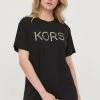 Γυναικεία Κοντομάνικο Βαμβακερό μπλουζάκι MICHAEL Michael Kors μαύρο -Michael Kors Εκπτώσεις unnamed file 1893