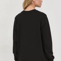 Γυναικεία Μπλούζες Βαμβακερή μπλούζα MICHAEL Michael Kors χρώμα: μαύρο -Michael Kors Εκπτώσεις unnamed file 1904