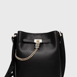 Γυναικεία Τσάντες χιαστί Δερμάτινη τσάντα MICHAEL Michael Kors μαύρο