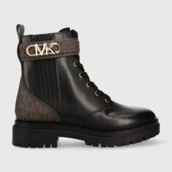 Γυναικεία Μποτάκια Δερμάτινα Workers MICHAEL Michael Kors Parker μαύρο