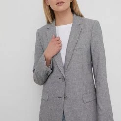 Γυναικεία Σακάκια Λινό πανωφόρι MICHAEL Michael Kors γκρι,