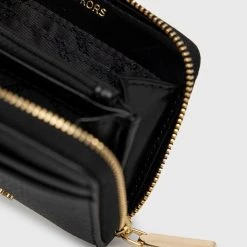 Γυναικεία Πορτοφόλια Δερμάτινο πορτοφόλι MICHAEL Michael Kors χρώμα: μαύρο -Michael Kors Εκπτώσεις unnamed file 2207