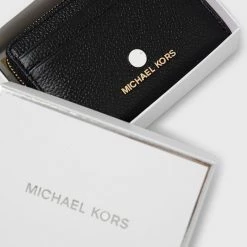 Γυναικεία Πορτοφόλια Δερμάτινο πορτοφόλι MICHAEL Michael Kors χρώμα: μαύρο -Michael Kors Εκπτώσεις unnamed file 2208