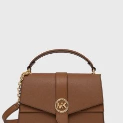 Γυναικεία Τσάντες χιαστί Δερμάτινη τσάντα MICHAEL Michael Kors καφέ