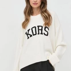 Γυναικεία Χωρίς φερμουάρ Πουλόβερ με μείγμα κασμίρ MICHAEL Michael Kors χρώμα: άσπρο,