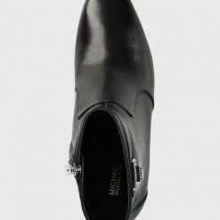 Γυναικεία Μποτάκια Δερμάτινες μπότες MICHAEL Michael Kors Padma χρώμα: μαύρο -Michael Kors Εκπτώσεις unnamed file 2531