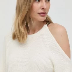 Γυναικεία Χωρίς φερμουάρ Πουλόβερ με μείγμα κασμίρ MICHAEL Michael Kors χρώμα: μπεζ, -Michael Kors Εκπτώσεις unnamed file 2588