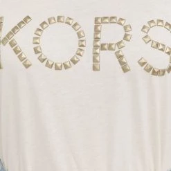 Γυναικεία Κοντομάνικο Βαμβακερό μπλουζάκι MICHAEL Michael Kors μπεζ -Michael Kors Εκπτώσεις unnamed file 2626