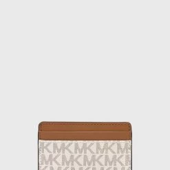 Γυναικεία Πορτοφόλια Θήκη για κάρτες MICHAEL Michael Kors χρώμα: μπεζ