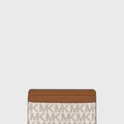 Γυναικεία Πορτοφόλια Θήκη για κάρτες MICHAEL Michael Kors χρώμα: μπεζ -Michael Kors Εκπτώσεις unnamed file 2775