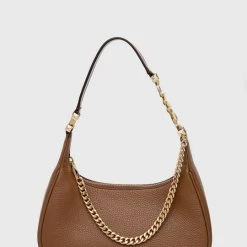 Γυναικεία Τσάντες χιαστί Δερμάτινη τσάντα MICHAEL Michael Kors καφέ