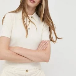 Γυναικεία Κοντομάνικο Πόλο MICHAEL Michael Kors μπεζ