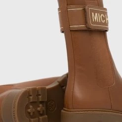 Γυναικεία Μποτάκια Δερμάτινες μπότες MICHAEL Michael Kors Ridley χρώμα: καφέ -Michael Kors Εκπτώσεις unnamed file 3019