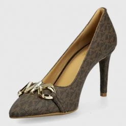 Γυναικεία Τακούνια Ψηλοτάκουνα παπούτσια MICHAEL Michael Kors Izzy καφέ -Michael Kors Εκπτώσεις unnamed file 3052