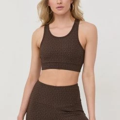 Γυναικεία Αμάνικος Top MICHAEL Michael Kors καφέ -Michael Kors Εκπτώσεις unnamed file 3058