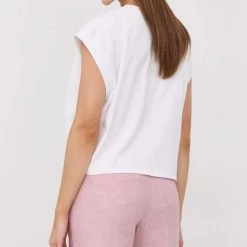 Γυναικεία Κοντομάνικο Βαμβακερό μπλουζάκι MICHAEL Michael Kors άσπρο -Michael Kors Εκπτώσεις unnamed file 3099