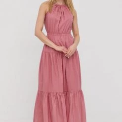 Γυναικεία Φορέματα Βαμβακερό φόρεμα MICHAEL Michael Kors ροζ,