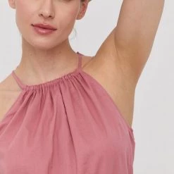 Γυναικεία Φορέματα Βαμβακερό φόρεμα MICHAEL Michael Kors ροζ, -Michael Kors Εκπτώσεις unnamed file 3162