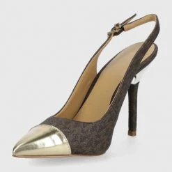 Γυναικεία Τακούνια Ψηλοτάκουνα παπούτσια MICHAEL Michael Kors Kadence Toe Cap Sling καφέ -Michael Kors Εκπτώσεις unnamed file 3204