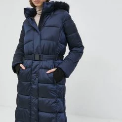 Γυναικεία Μακριά μπουφάν Μπουφάν MICHAEL Michael Kors ναυτικό μπλε,