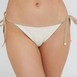 Γυναικεία Μπικίνι Σλιπ κολύμβησης MICHAEL Michael Kors μπεζ