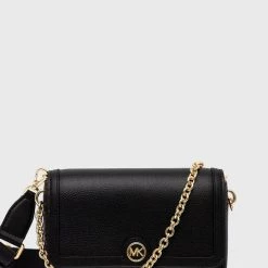 Γυναικεία Τσάντες χιαστί Δερμάτινη τσάντα MICHAEL Michael Kors μαύρο