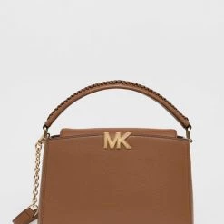 Γυναικεία Τσάντες χιαστί Δερμάτινη τσάντα MICHAEL Michael Kors καφέ