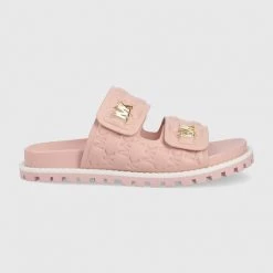 MICHAEL Michael Kors Γυναικεία Σαγιονάρες Παντόφλες Michael Kors Stark Slide χρώμα: ροζ