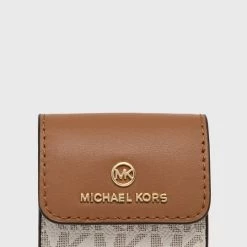 Γυναικεία Θήκες για γυναίκες Κάλυμμα για Airpods MICHAEL Michael Kors καφέ