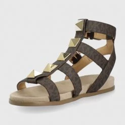 MICHAEL Michael Kors Γυναικεία Σανδάλια Michael Kors Wren χρώμα: καφέ -Michael Kors Εκπτώσεις unnamed file 3642