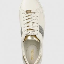 Γυναικεία Sneakers Δερμάτινα παπούτσια MICHAEL Michael Kors Irving Stripe Lace Up μπεζ -Michael Kors Εκπτώσεις unnamed file 3663