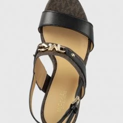 Γυναικεία Πέδιλα με τακούνι Σανδάλια MICHAEL Michael Kors Farrah Wedge χρώμα: καφέ -Michael Kors Εκπτώσεις unnamed file 3722