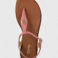 Γυναικεία Σανδάλια Δερμάτινα σανδάλια MICHAEL Michael Kors Mallory Thong χρώμα: ροζ -Michael Kors Εκπτώσεις unnamed file 3731