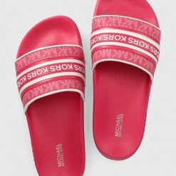 Γυναικεία Σαγιονάρες Παντόφλες MICHAEL Michael Kors Gilmore Slide χρώμα: ροζ -Michael Kors Εκπτώσεις unnamed file 3736