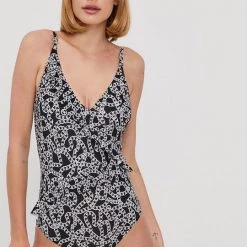 Γυναικεία Ολόσωμα Μαγιό MICHAEL Michael Kors μαύρο