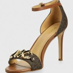 Γυναικεία Πέδιλα με τακούνι Σανδάλια MICHAEL Michael Kors Izzy Sandal καφέ -Michael Kors Εκπτώσεις unnamed file 3862