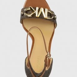 Γυναικεία Πέδιλα με τακούνι Σανδάλια MICHAEL Michael Kors Izzy Sandal καφέ -Michael Kors Εκπτώσεις unnamed file 3863