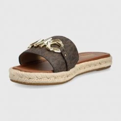 Γυναικεία Σαγιονάρες Παντόφλες MICHAEL Michael Kors Izzy Slide καφέ -Michael Kors Εκπτώσεις unnamed file 3911