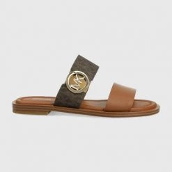 Γυναικεία Σαγιονάρες Παντόφλες MICHAEL Michael Kors Summer Sandal καφέ