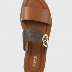 Γυναικεία Σαγιονάρες Παντόφλες MICHAEL Michael Kors Summer Sandal καφέ -Michael Kors Εκπτώσεις unnamed file 3917