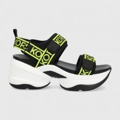 Γυναικεία Σανδάλια MICHAEL Michael Kors Maverick Sandal χρώμα: μαύρο