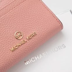 Γυναικεία Πορτοφόλια Δερμάτινο πορτοφόλι MICHAEL Michael Kors χρώμα: ροζ -Michael Kors Εκπτώσεις unnamed file 3986