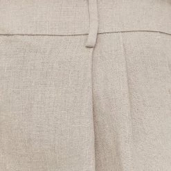 Γυναικεία Σορτς από λινό MICHAEL Michael Kors χρώμα: μπεζ, -Michael Kors Εκπτώσεις unnamed file 4029