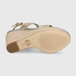 Γυναικεία Πέδιλα με τακούνι Σανδάλια MICHAEL Michael Kors Farrah Wedge χρώμα: χρυσαφί -Michael Kors Εκπτώσεις unnamed file 4039